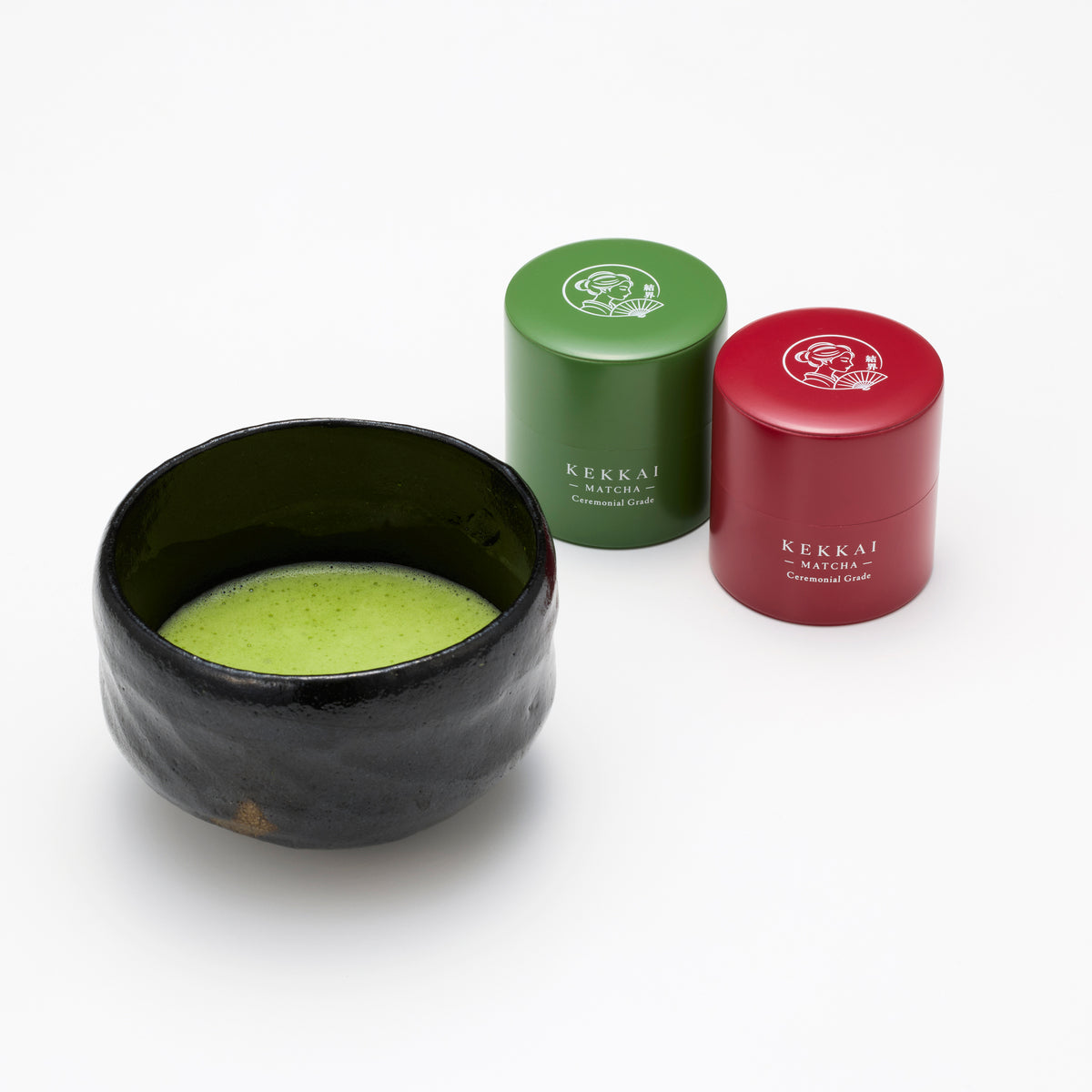 KEKKAI Matcha – Ceremonial Grade | Organic Japanese Matcha Powder with Handcrafted Tin, 30g
